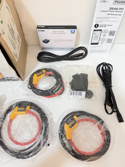 FLUKE 3540 FC 3-PHASE POWER MONITOR KIT (NEW FACTORY SEALED) FREE SHIPPING