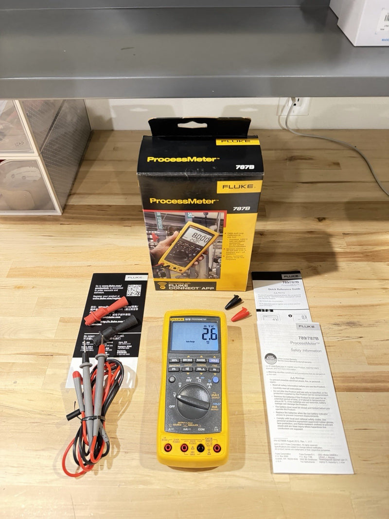 FLUKE 787B PROCESS METER TESTED
