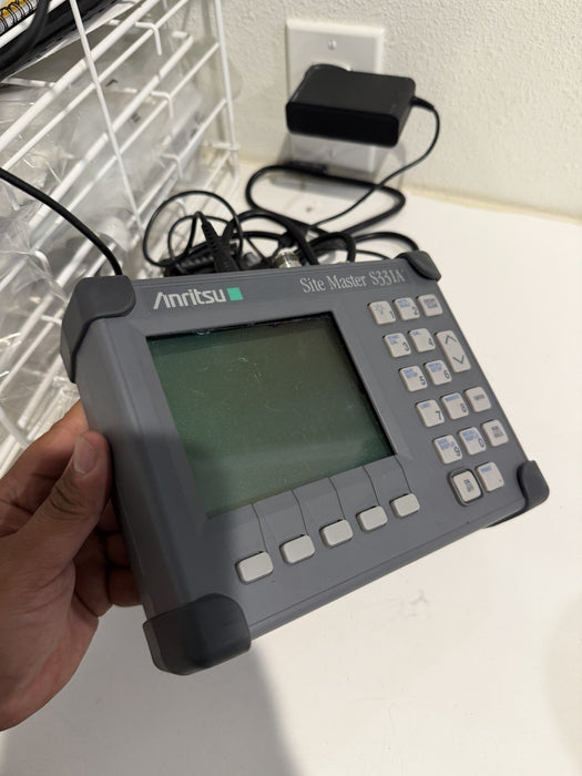 ANRITSU SITE MASTER S331A ANALYZER WITH CHARGER TESTED