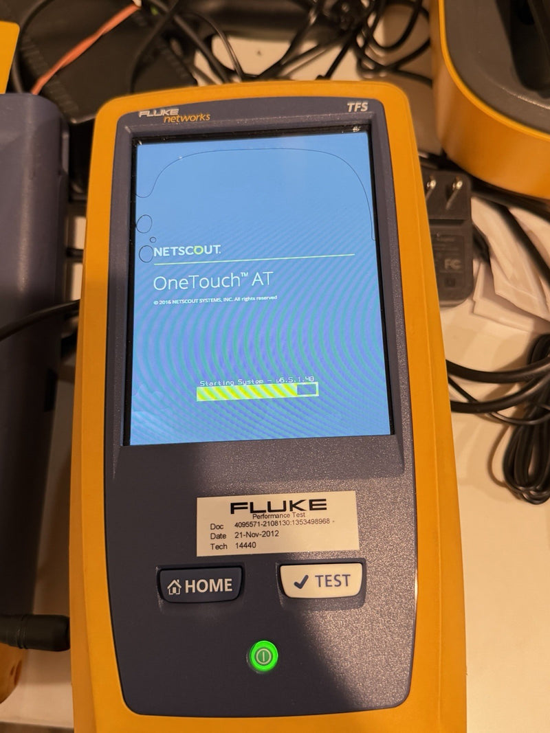 FLUKE NETWORKS VERSIV TFS ONE TOUCH AT NETWORK ASSISTANT KIT TESTED