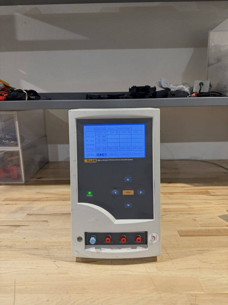 FLUKE BIOMEDICAL IDA 4 PLUS INFUSION DEVICE ANALYZER (CALIBRATED 2027)SHIPS FREE