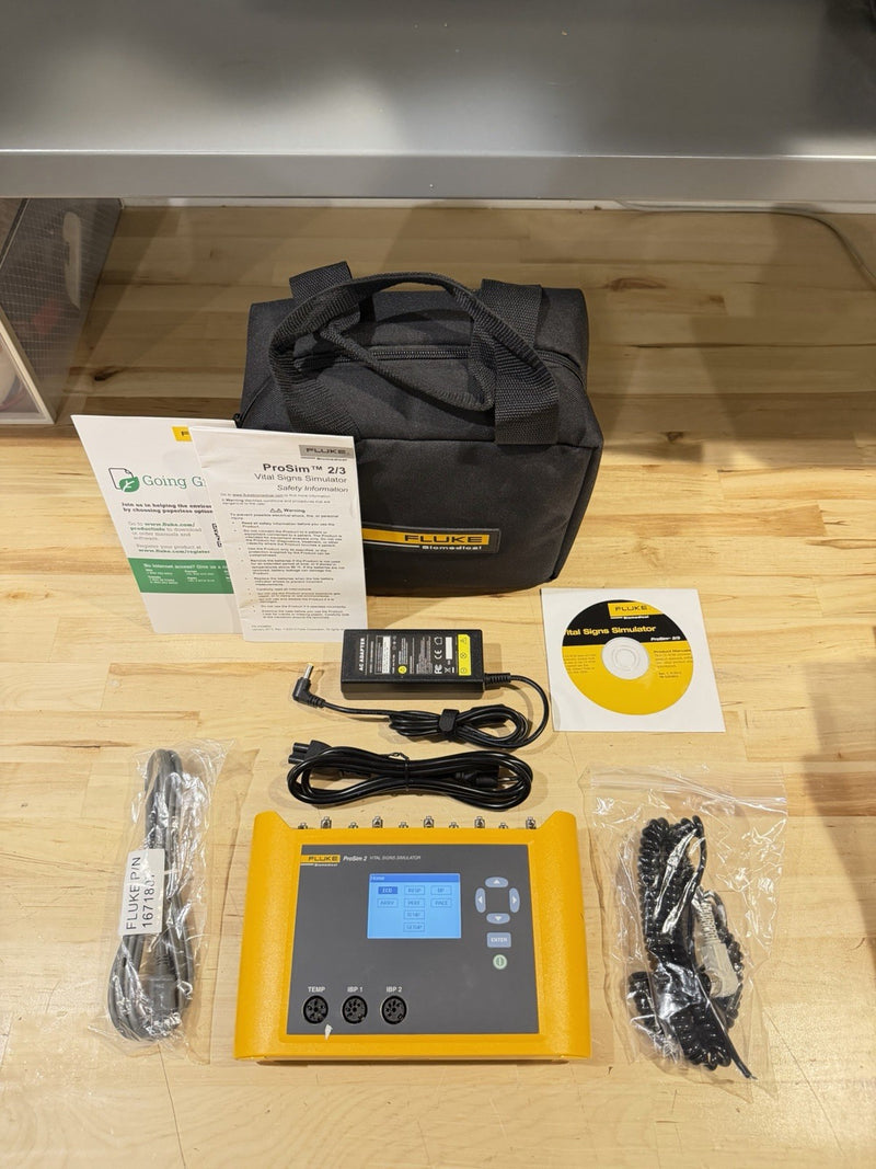 FLUKE BIOMEDICAL PROSIM 2 VITAL SIGNS SIMULATOR - FREE SHIPPING