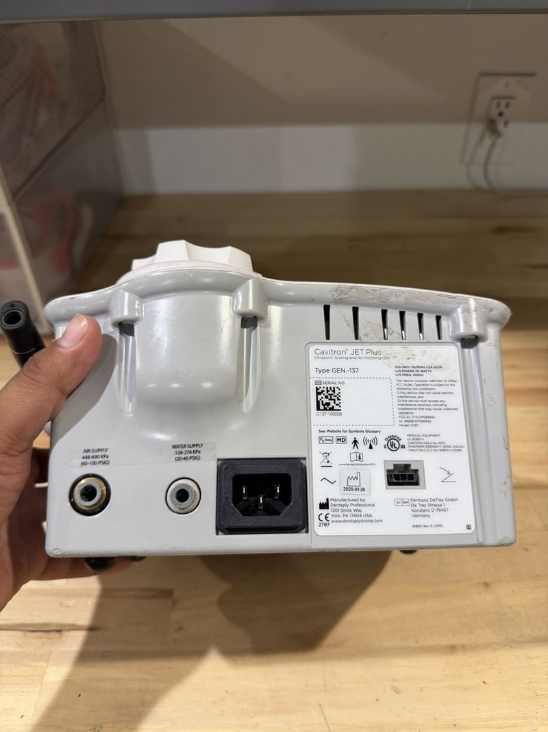 DENTSPLY CAVITRON JET PLUS GEN 137 ULTRASONIC SCALING & AIR POLISHING UNIT