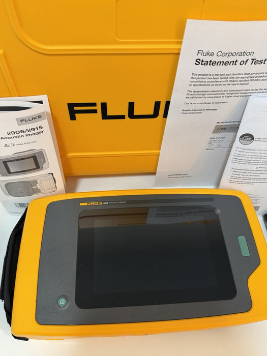 FLUKE ii905 ACOUSTIC IMAGER 2-65KHZ W/ LEAKQ & WIFI (CALIBRATED 2025) NEW SEALED