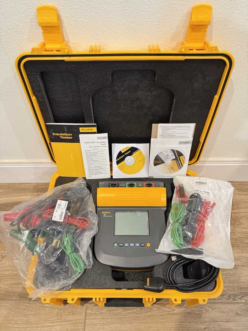 FLUKE 1555 10KV INSULATION TESTER TESTED