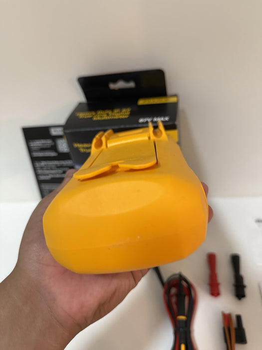 FLUKE 87V MAX TRUE RMS MULTIMETER W/ LEADS & CLIPS (NEW FACTORY SEALED) NEW