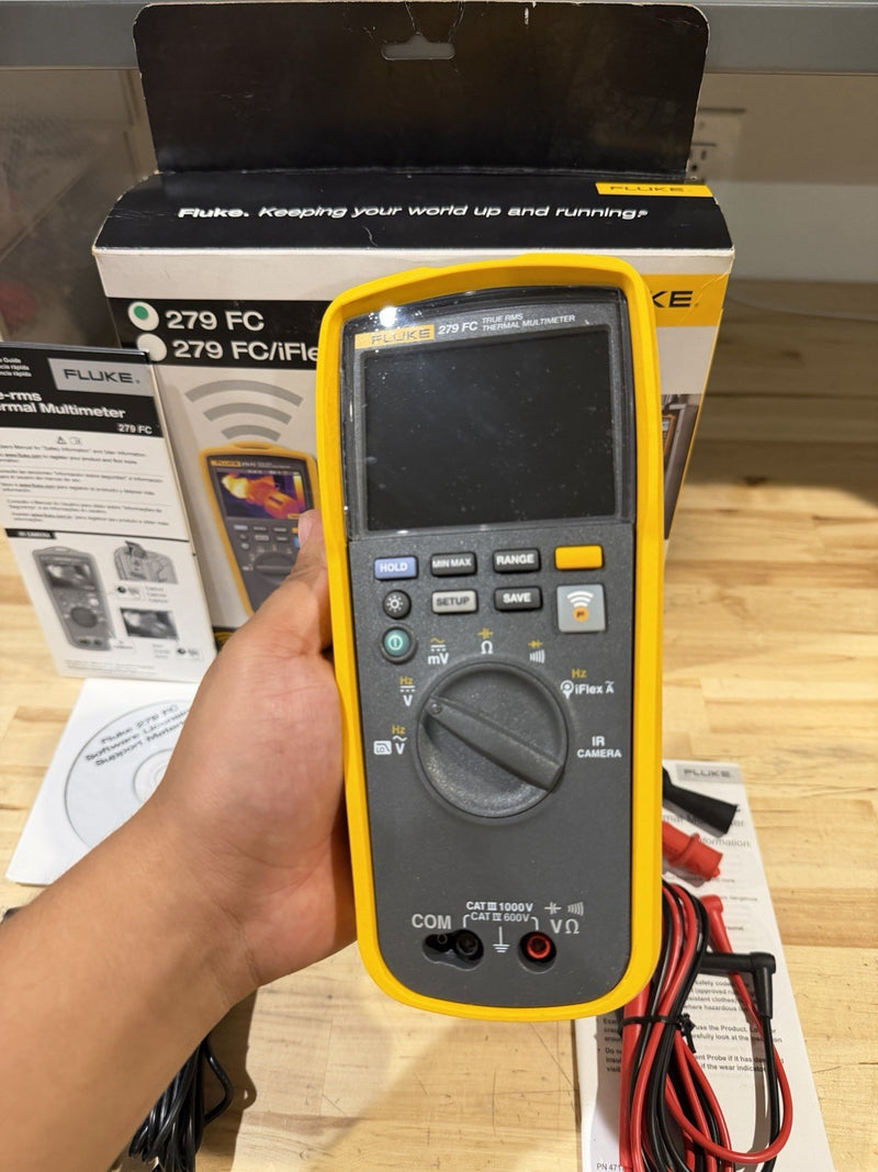 FLUKE 279 FC TRUE-RMS THERMAL MULTIMETER KIT (SHIPS FAST) FREE SHIPPING - NEW