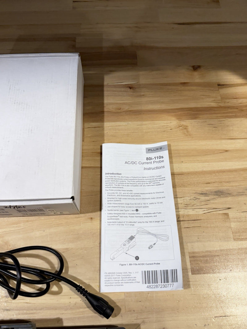 FLUKE 80I-110S AC DC CURRENT PROBE