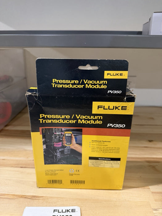 FLUKE PV350 PRESSURE VACUMM TRANSDUCER MODULE TESTED