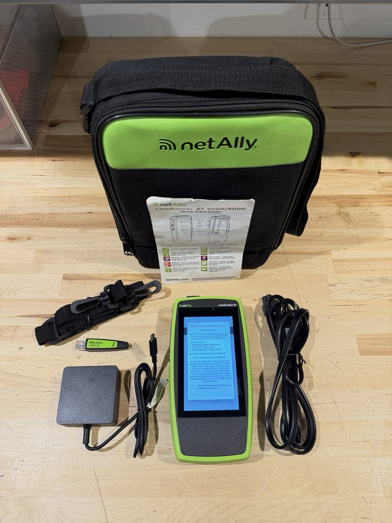 NETALLY LINKRUNNER AT 3000 CABLE TESTER (FREE SHIPPING)