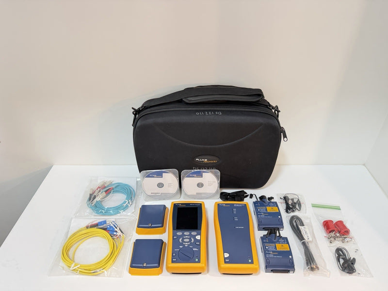 FLUKE NETWORKS DTX-CLT CERTIFIBER OLTS TESTER KIT W/DTX-MFM2 (TESTED)SHIPS FREE
