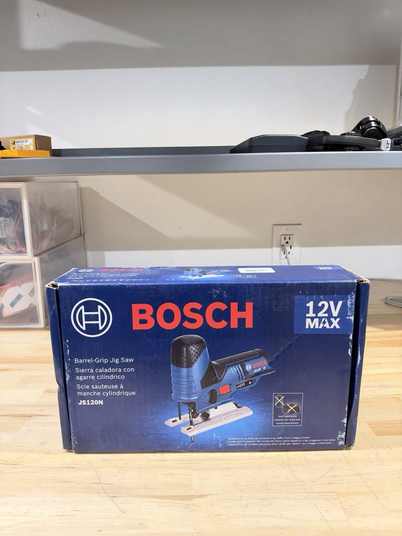 BOSCH JS120N 12V MAX BARREL GRIP JIG SAW VARIABLE SPEED (TOOL ONLY) NEW