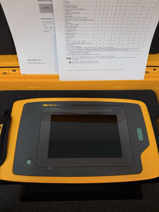 FLUKE II500 ACOUSTIC IMAGER MFD 2024 CALIBRATED 2024 NEW