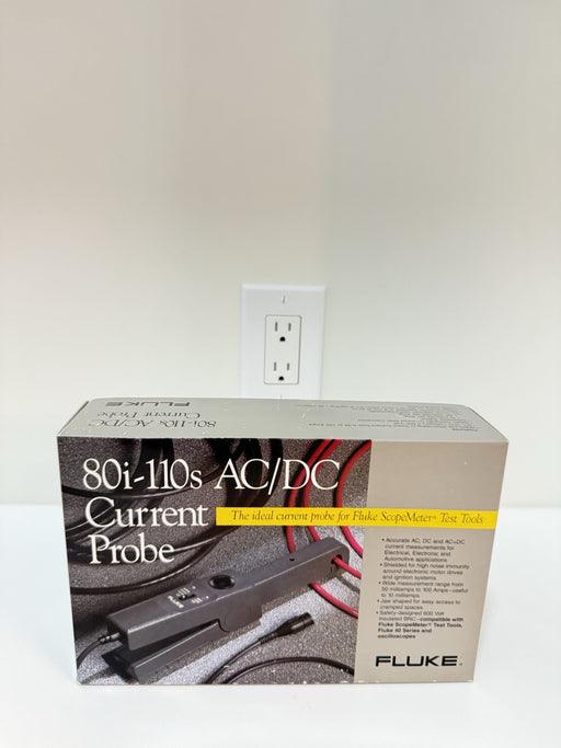FLUKE 80i-110S AC/DC CURRENT PROBE (NEW FACTORY SEALED) NEW - SHIPS FAST