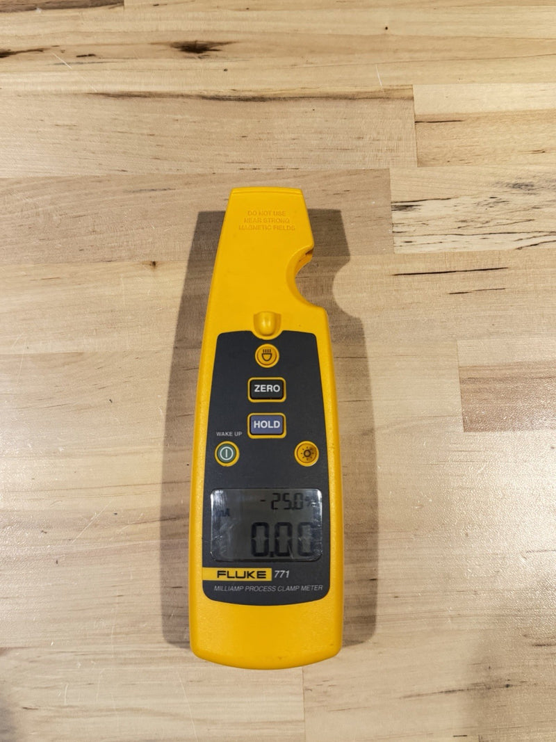 FLUKE 771 MILLIAMP PROCESS CLAMP METER (NO CLAMP)