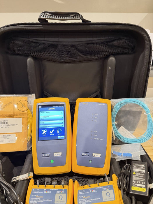 FLUKE NETWORKS CFP-100-Q CERTIFIBER PRO QUAD OLTS V1 W/ WIFI (TESTED) SHIPS FREE