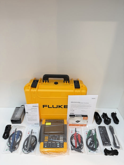 FLUKE 190-204-III S DIGITAL OSCILLOSCOPE 4CH 200MHZ 5GS/S (CALIBRATED 2025) NEW