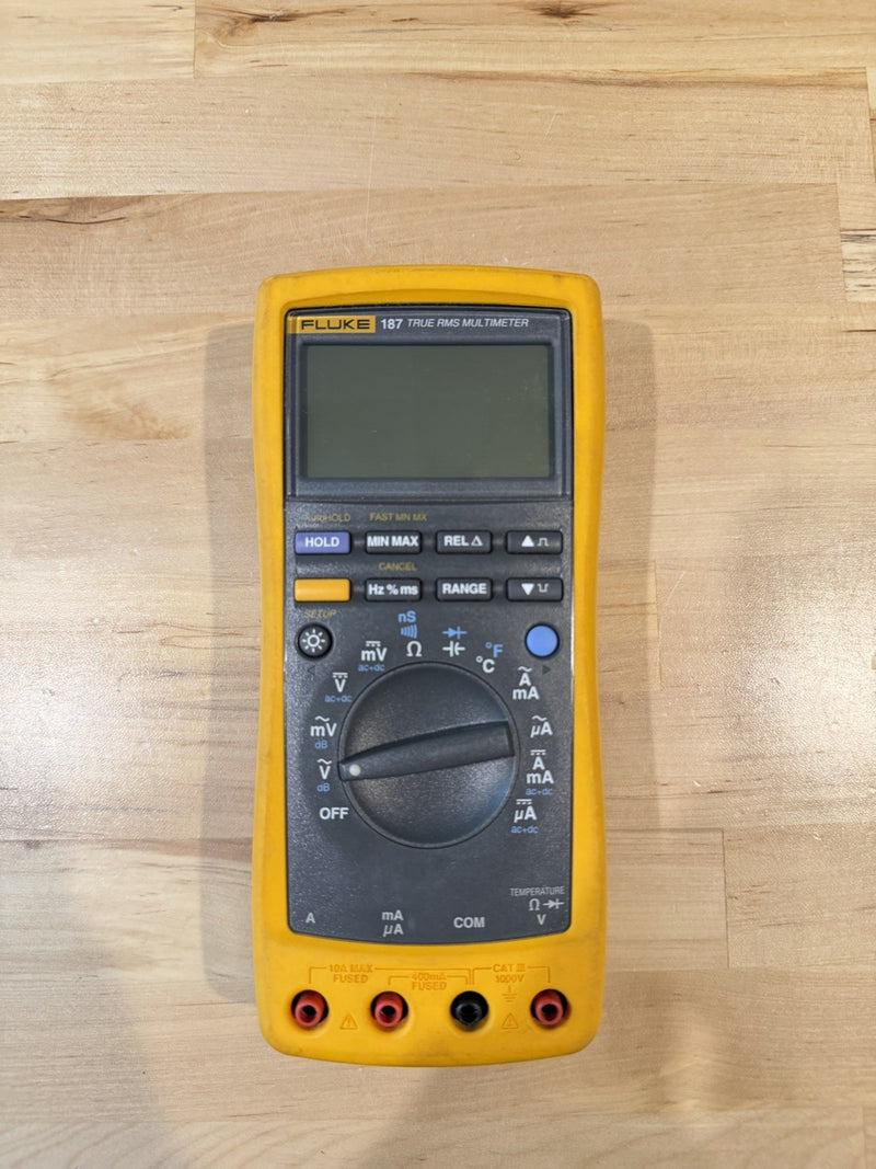 FLUKE 187 TRUE RMS MULTIMETER FOR PARTS