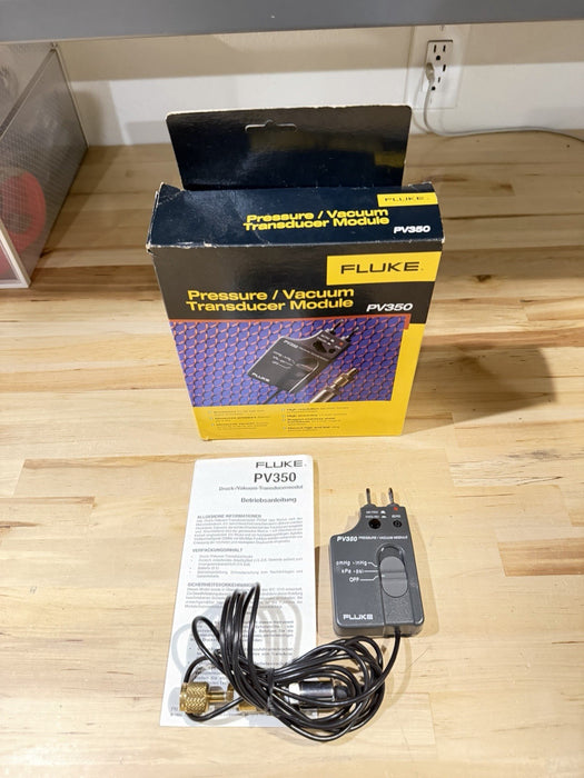 FLUKE PV350 PRESSURE VACUMM TRANSDUCER MODULE TESTED