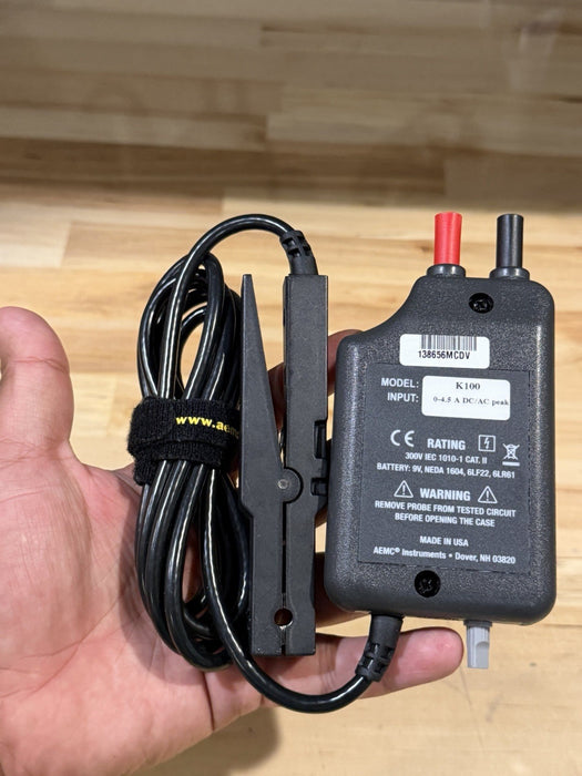 AEMC MODEL K100 DC/AC MICROPROBE TESTED