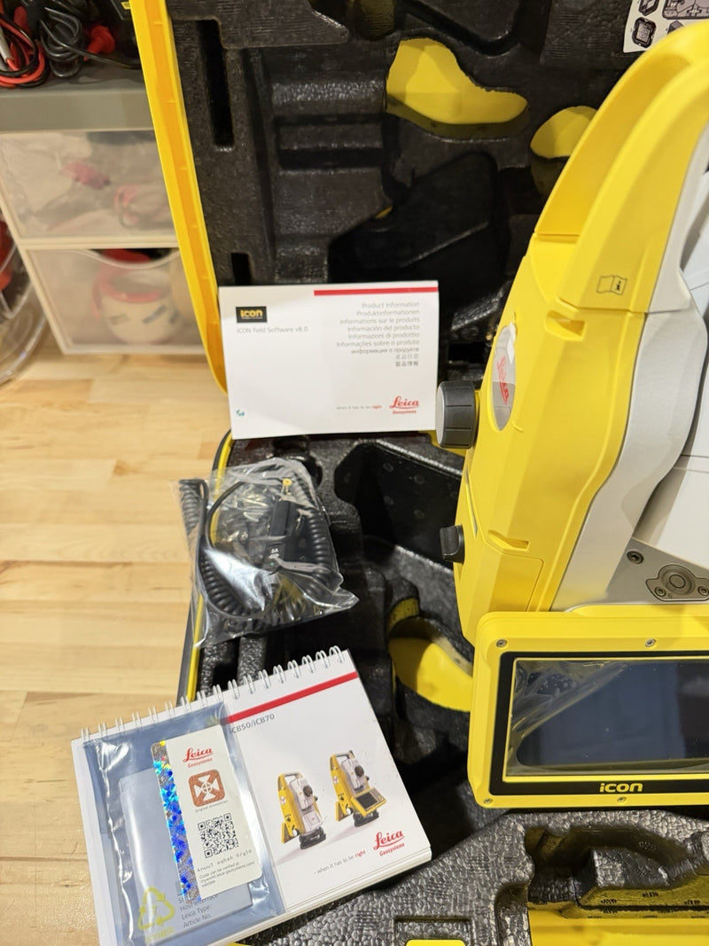 LEICA ICON ICB70 5" R500 KIT MANUAL TOTAL STATION