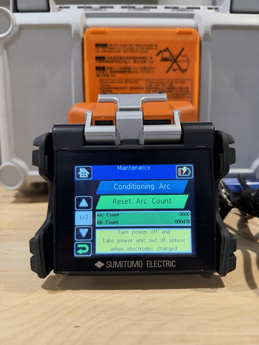 SUMITOMO ELECTRIC TYPE-Q101-M12 MASS FUSION SPLICER (TESTED) FREE SHIPPING