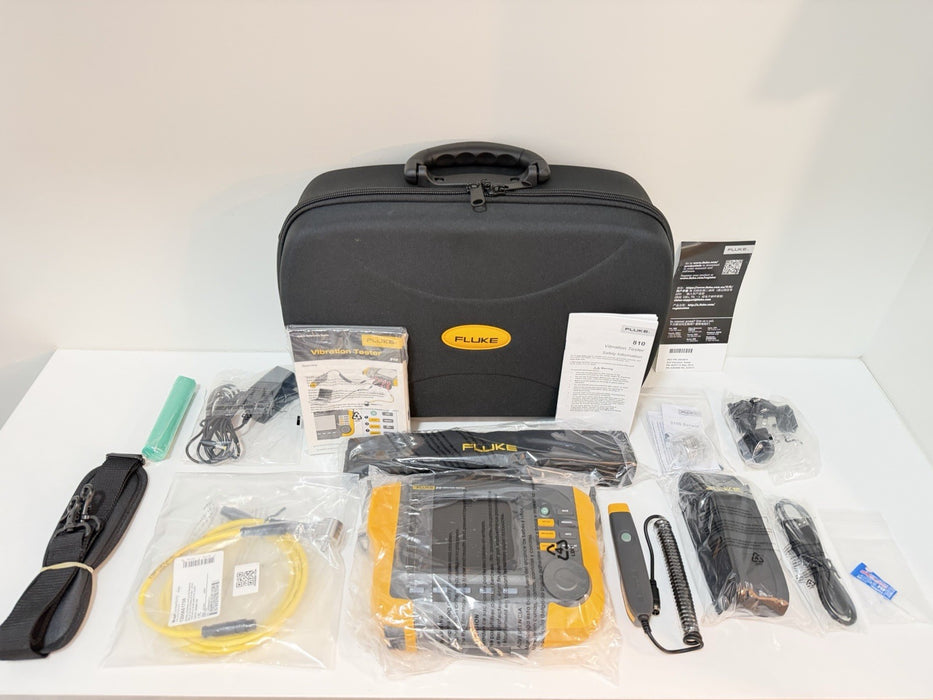 FLUKE 810 VIBRATION TESTER KIT & ACCESSORIES (NEW SEALED) FREE SHIPPING
