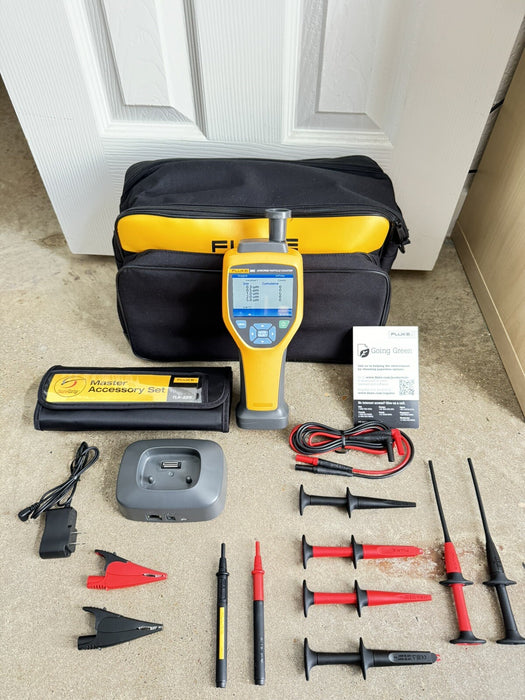 FLUKE 985 PARTICLE COUNTER AIR QUALITY METER HVAC IAQ WITH NEW LEAD SET