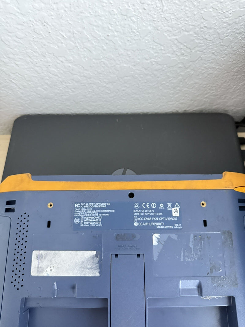 FLUKE NETWORKS OPTIVIEW XG NETWORK ANALYZER TABLET