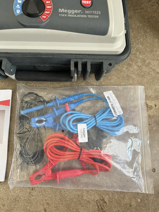 MEGGER MIT1525 15 KV HIGH VOLTAGE INSULATION RESISTANCE TESTERCALIBRATED 2024