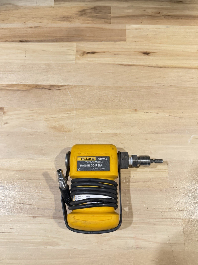 FLUKE 750PA5 PRESSURE MODULE RANGE 30 PSIA 200KPA 2 BAR TESTED