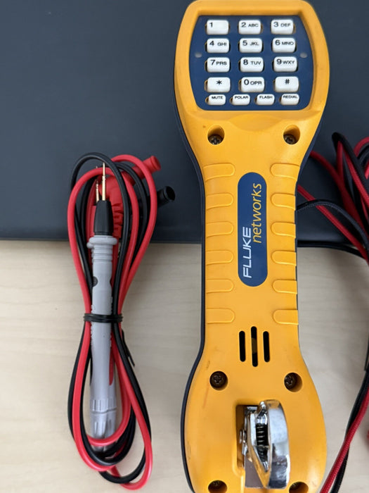 Fluke Networks TS30 Portable Test Set Telephone w/ Clips FAST SHIPPING
