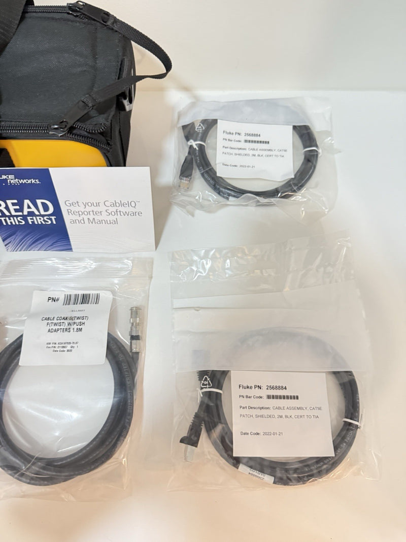 FLUKE NETWORKS QUALIFICATION TESTER KIT CIQ-100