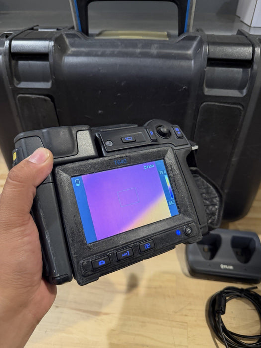 FLIR T640 THERMAL IMAGING CAMERA WITH ACCESSORIES TESTED