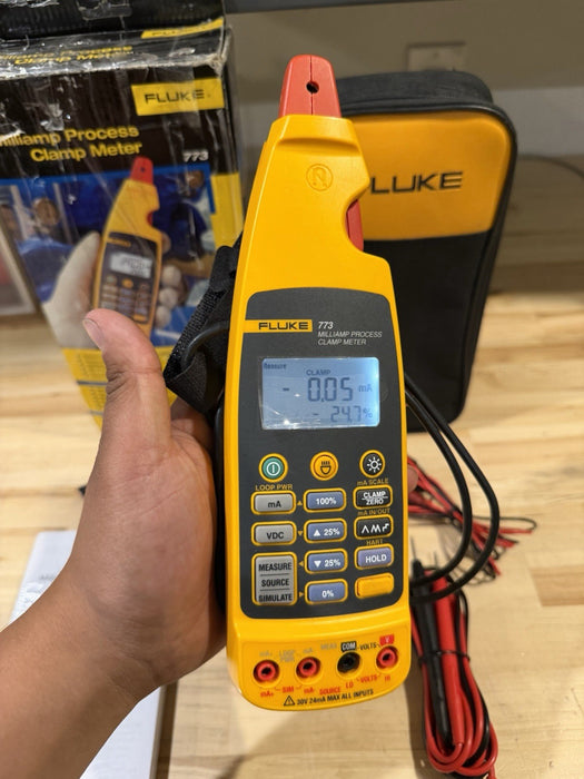 FLUKE 773 MILLIAMP PROCESS CLAMP (TESTED) FREE SHIPPING