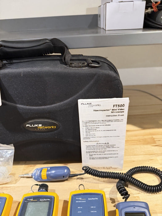 FLUKE NETWORKS FTK-1450 SIMPLIFIBER PRO FIBER VERIFICATION KIT( FAST SHIPPING)