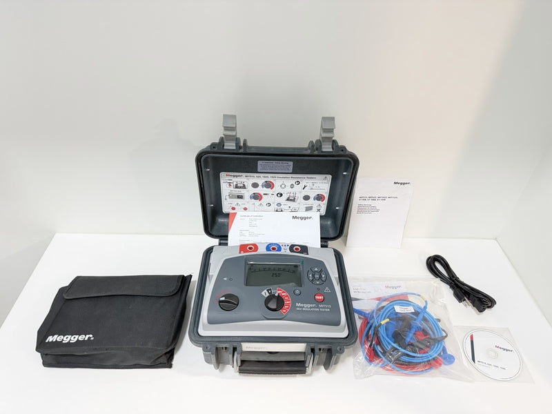MEGGER MIT515 5KV INSULATION TESTER KIT W/ ACCESSORIES (NEW SEALED) SHIPS FREE