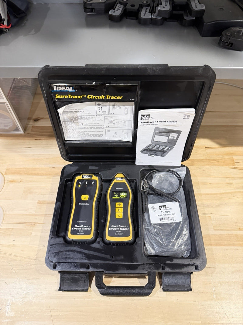 IDEAL 61-957 RC-959 TR-955 SURE-TRACE CIRCUIT TRACER KIT (TESTED) FREE SHIPPING