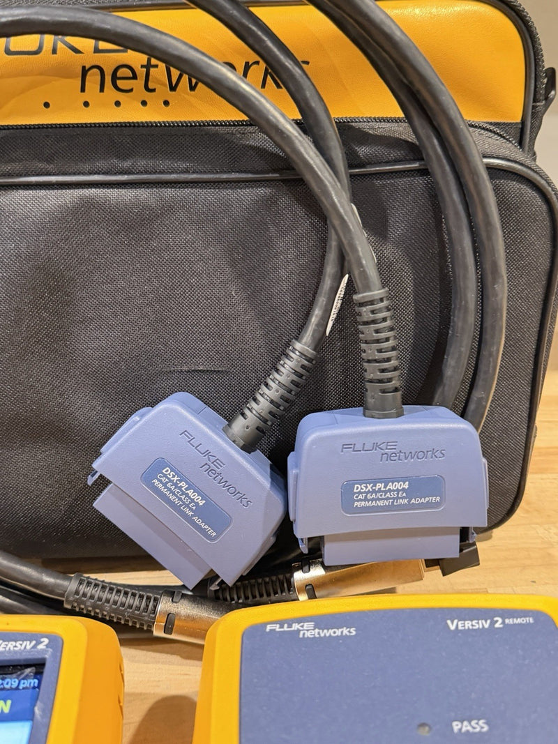 FLUKE NETWORKS DSX2-5000 2 CAT6 CAT6A LAN CABLE CERTIFIER TESTER CALIBRATED 2026