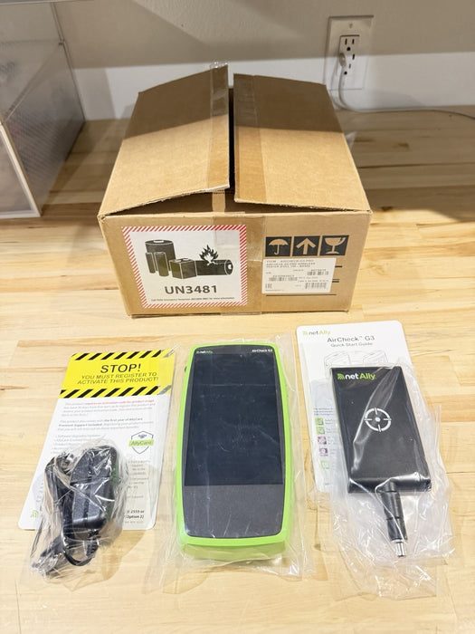 NETALLY AIRCHECK G3 PRO WIRELESS TESTER WITH CHARGER & ANTENNA