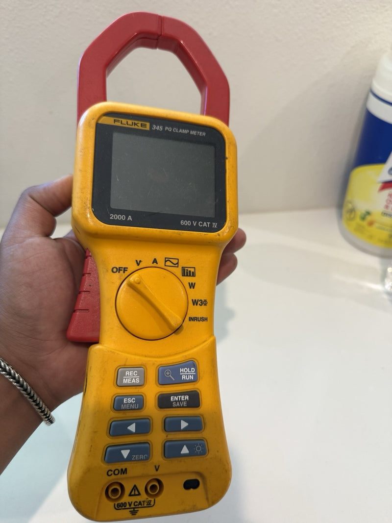 FLUKE 345 PQ CLAMP METER FOR PARTS