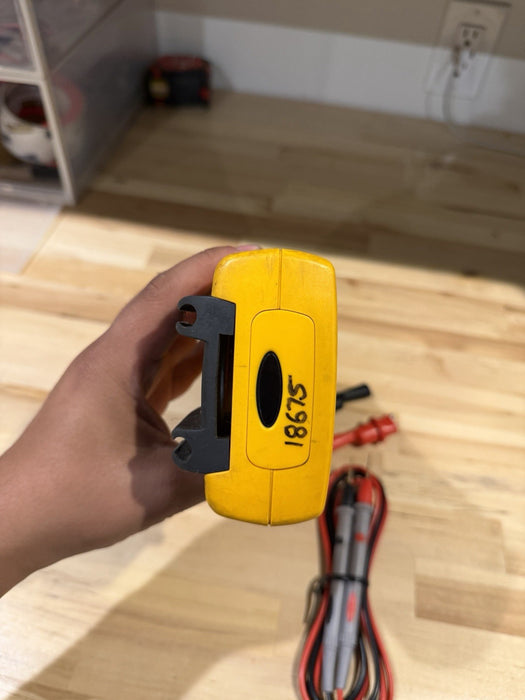 FLUKE 89 IV TRUE RMS MULTIMETER WITH LEADS & CLIPS TESTED