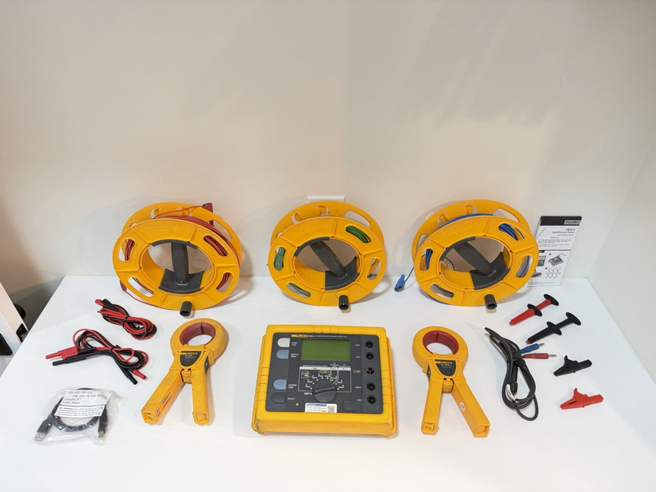 FLUKE 1625-2 ADVANCER EARTG GROUND TESTER GEO KIT TESTED