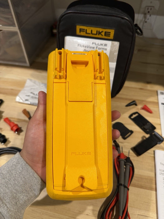 FLUKE 289 FVF COMBO KIT TRUE-RMS DATA LOGGING MULTIMETER (FREE SHIPPING) TESTED