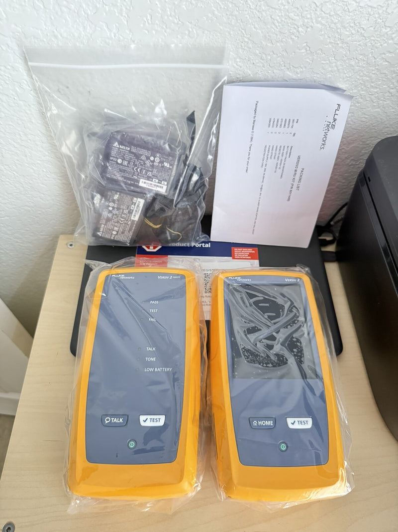 FLUKE NETWORKS VERSIV 2 MAINFRAME & REMOTE WITH WIFI MFD 2024