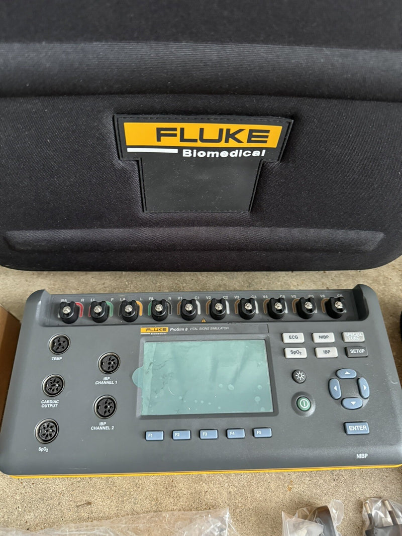 FLUKE BIOMEDICAL PROSIM 8 VITAL SIGNS SIMULATOR CALIBRATED 2022