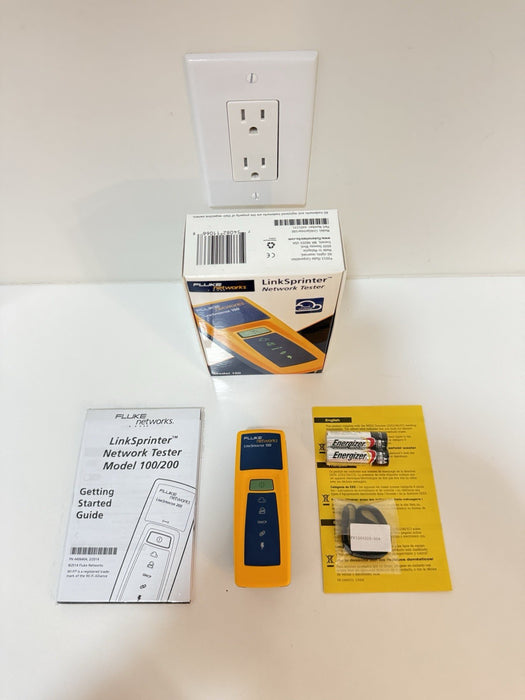 FLUKE NETWORKS LINKSPRINTER 100 TESTED (NEW FACTORY SEALED) SHIPS FAST NEW
