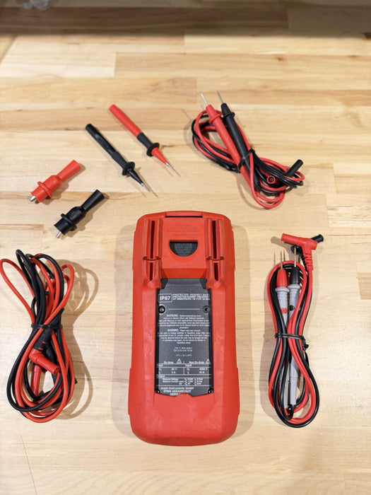 FLUKE 28 II EX TRUE RMS MULTIMETER W / LEADS & CLIPS - FREE SHIPPING