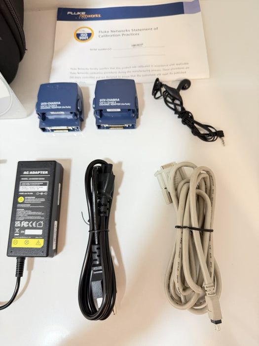 FLUKE NETWORKS DTX-1800 DTX CABLE ANALYZER KIT & PLA002 TESTED