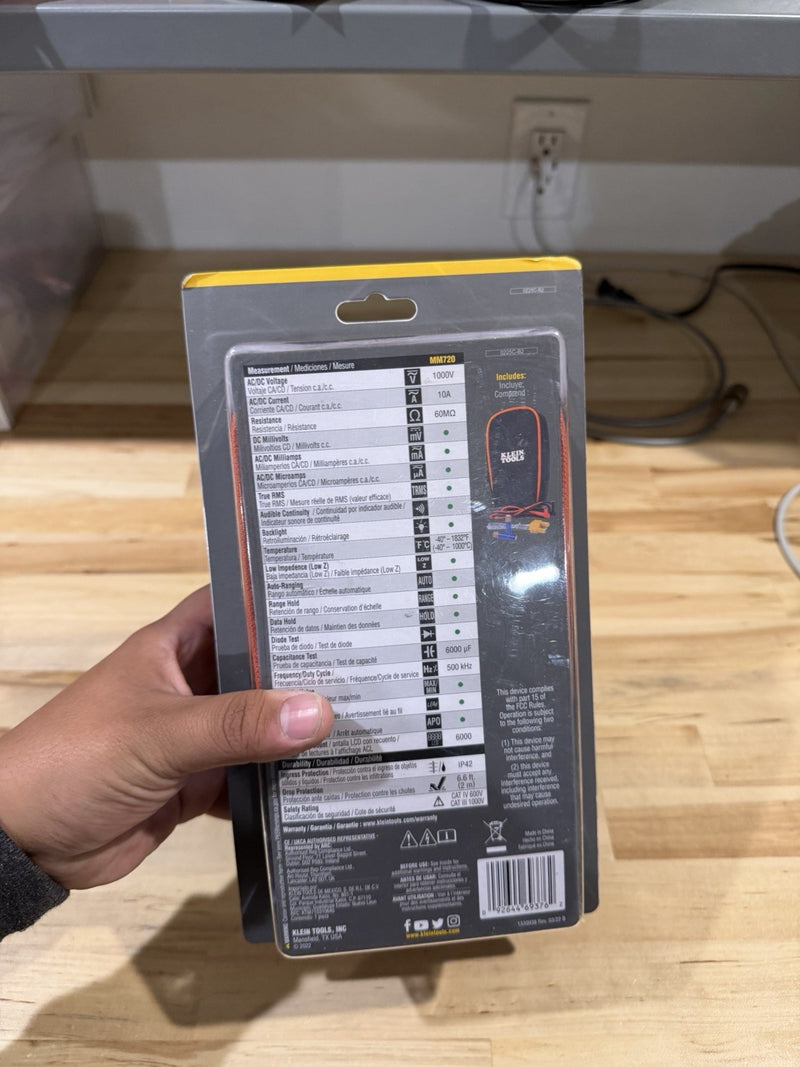 KLEIN TOOLS MM720 AUTO-RANGING DIGITAL MULTIMETER